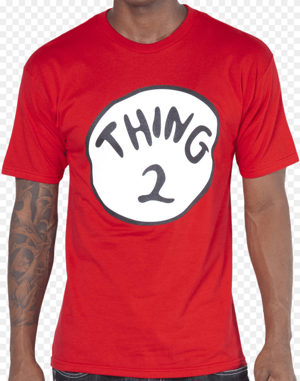 Seuss Thing 2 T Shirt Thing 1 And Thing, Clothing, T-shirt, Person, Skin Free Png