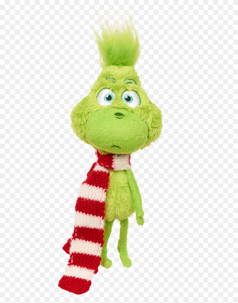 Seuss Young Grinch Stuffed Toy, Plush Free Png