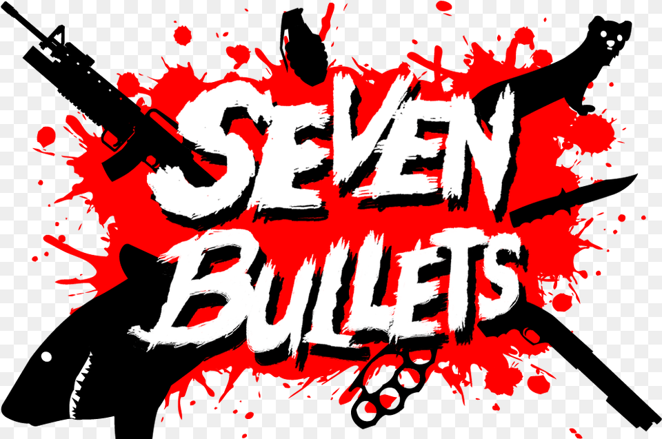 Seven Bullets, Art, Graphics, Sticker, Person Png