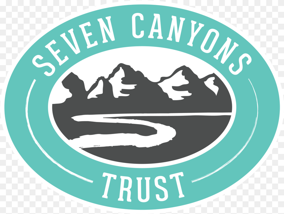 Seven Canyons Trust Language, Ice, Logo, Outdoors, Sticker Free Png