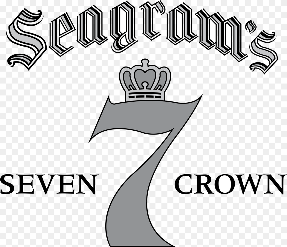 Seven Crown Logo Transparent Seagram Seven Crown Blended Whiskey, Accessories, Jewelry Png Image