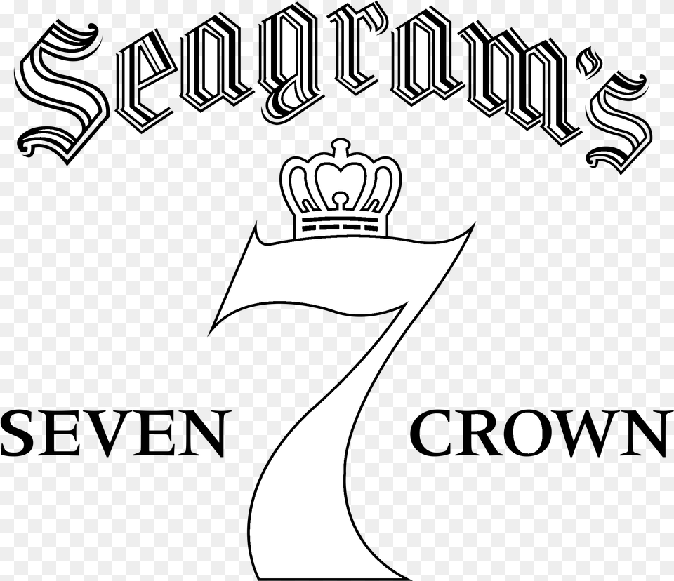 Seven Crown Logo Transparent U0026 Svg Vector Seven Crown, Stencil, Baby, Person, Text Free Png