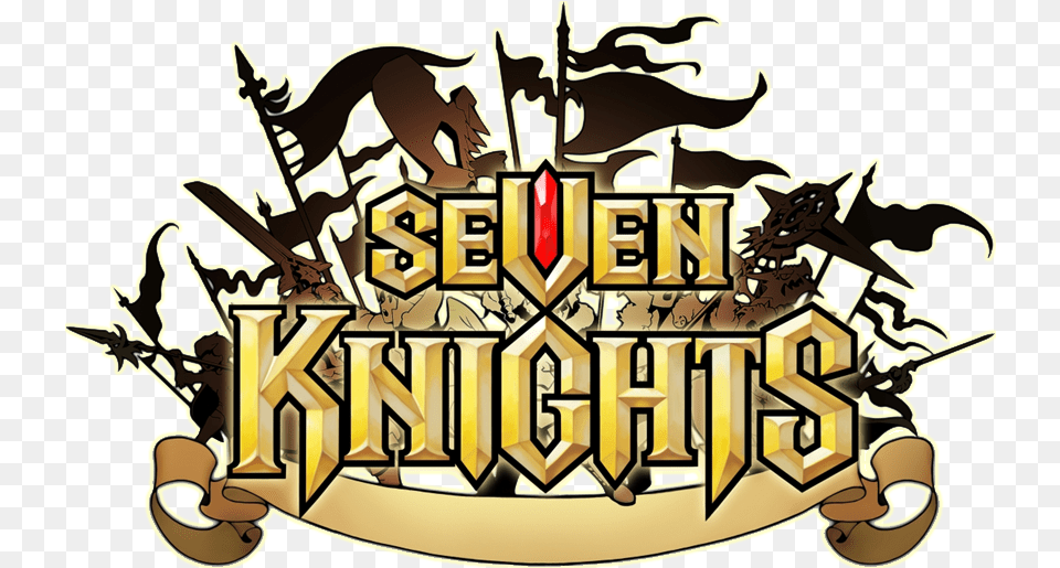 Seven Knight Logo 3 Seven Knights Logo, Text, Architecture, Building, Factory Free Transparent Png