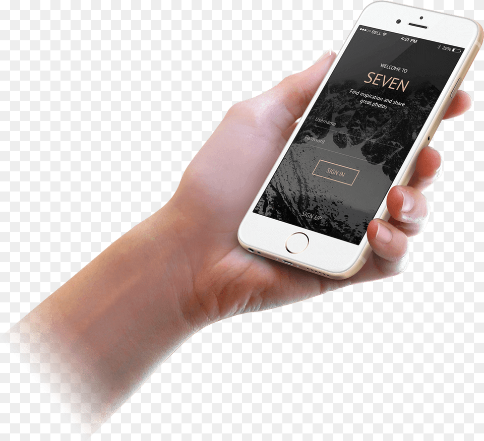 Seven Mobile Hand Segurando Celular, Electronics, Iphone, Mobile Phone, Phone Free Transparent Png