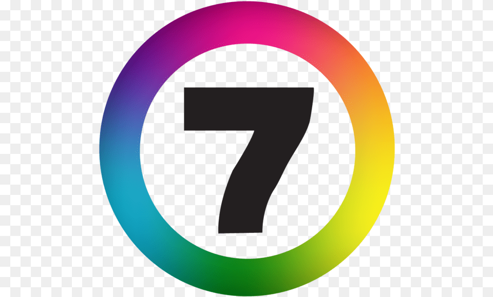 Seven Network Old Channel 7 Melbourne, Disk, Logo, Symbol, Text Free Png