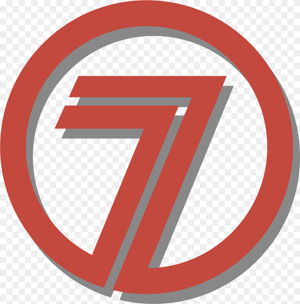 Seven Network Tv Logo Seven Network Australia Logo, Sign, Symbol, Text, Disk Free Png