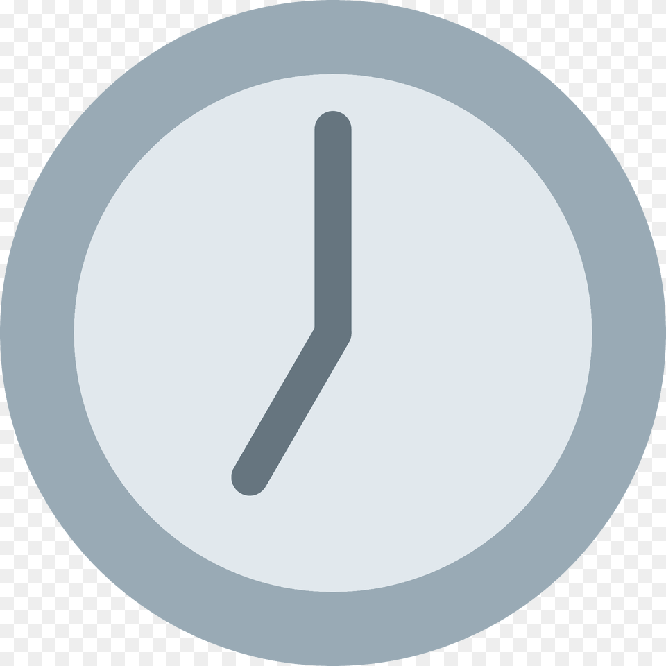Seven Oclock Emoji Clipart, Sign, Symbol, Analog Clock, Clock Free Png Download