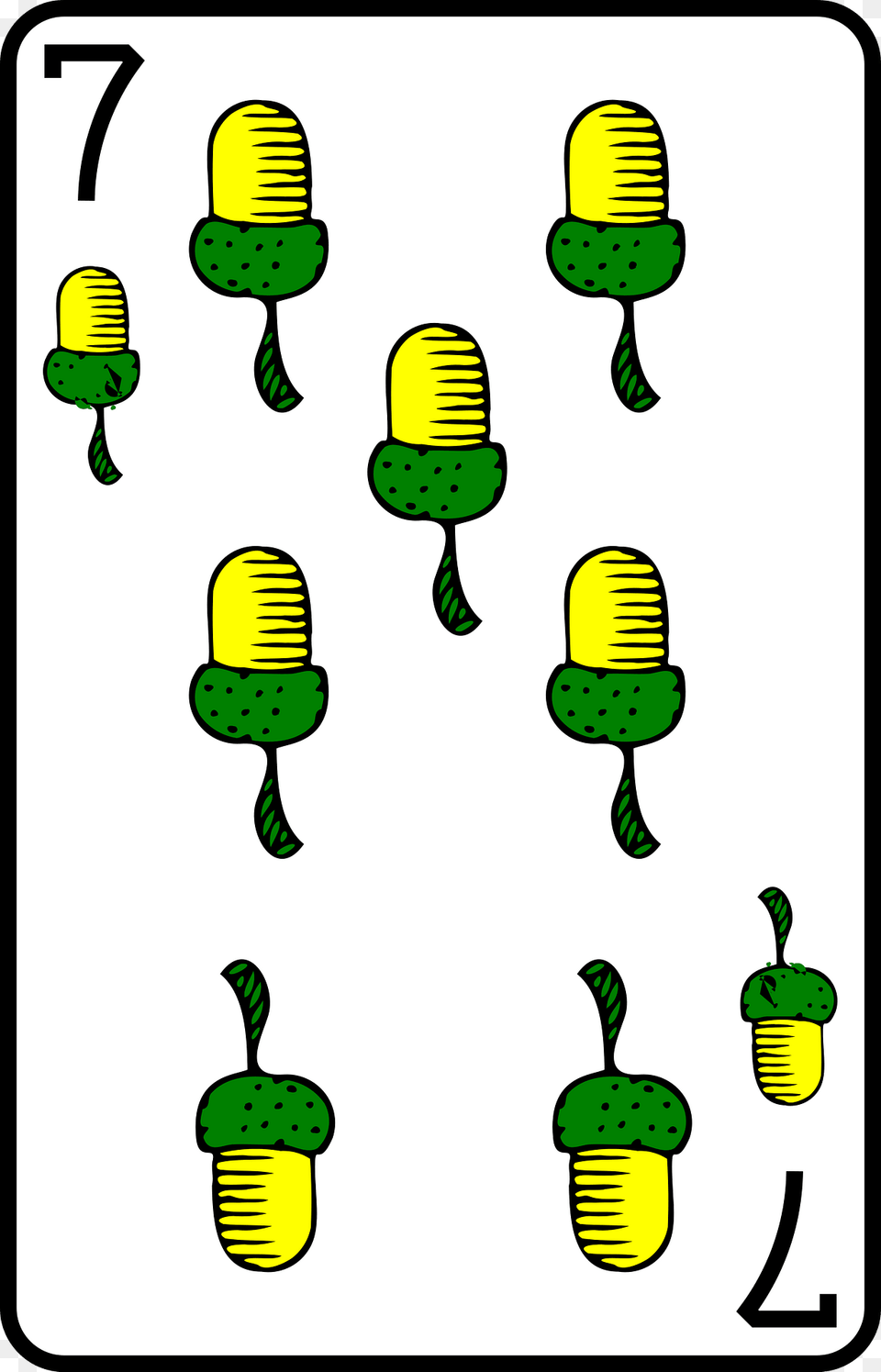 Seven Of Acorns Clipart, Food, Nut, Plant, Produce Free Png