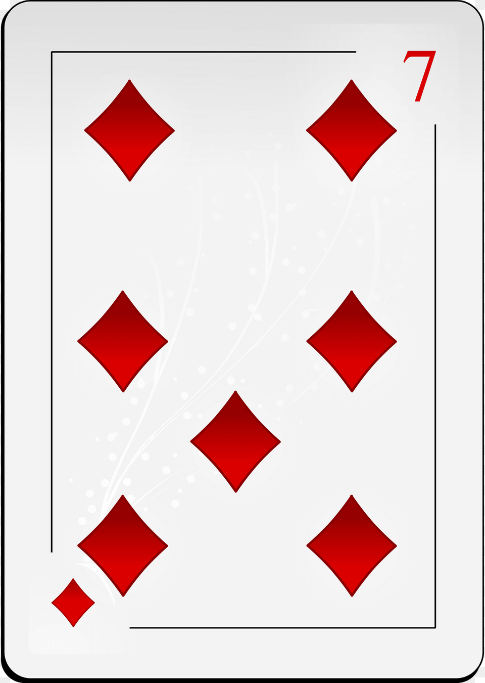 Seven Of Diamonds Clipart Free Png