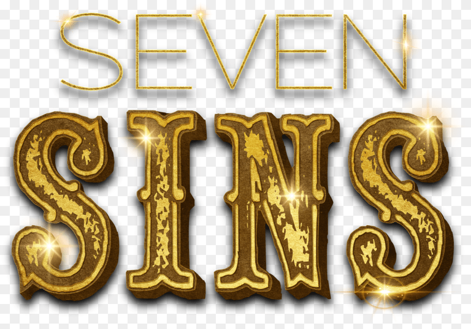 Seven Sins Logo Illustration, Text, Number, Symbol Png Image