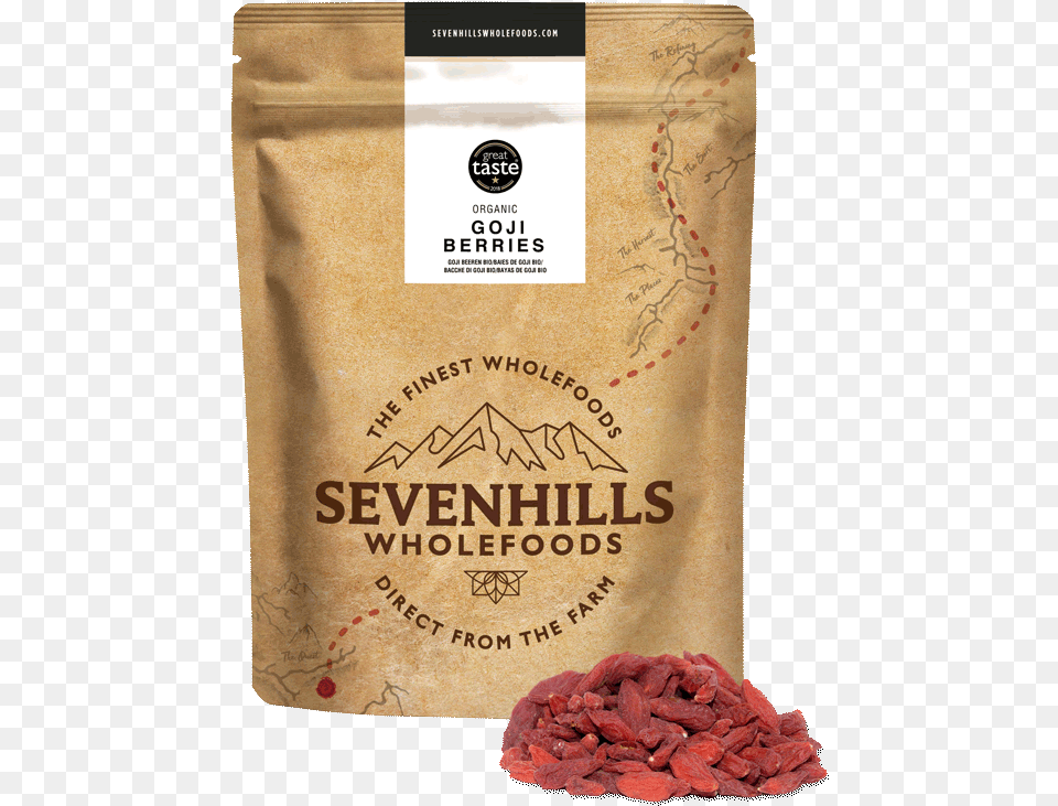 Sevenhills Wholefoods Organic Raw Goji Berries Organic Gelatinised Maca Powder, Herbal, Herbs, Plant Png Image