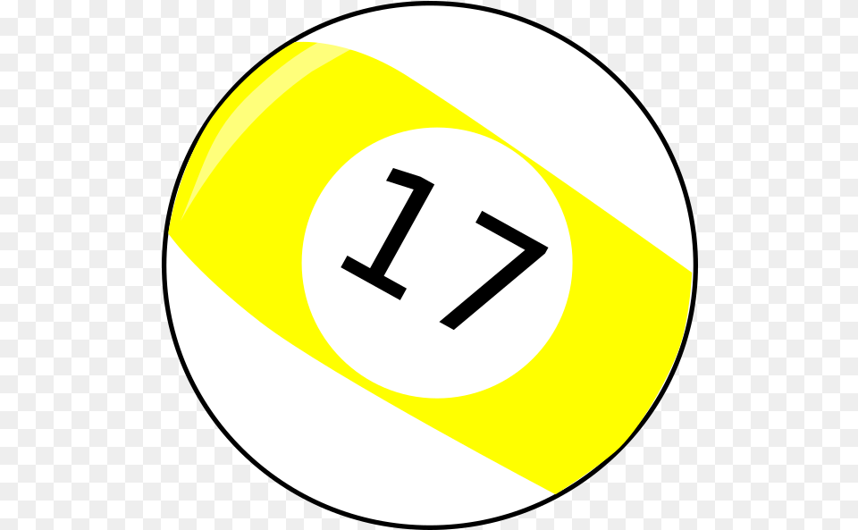 Seventeen Baseball Billiard Ball Clip Art Dot, Sphere, Number, Symbol, Text Png