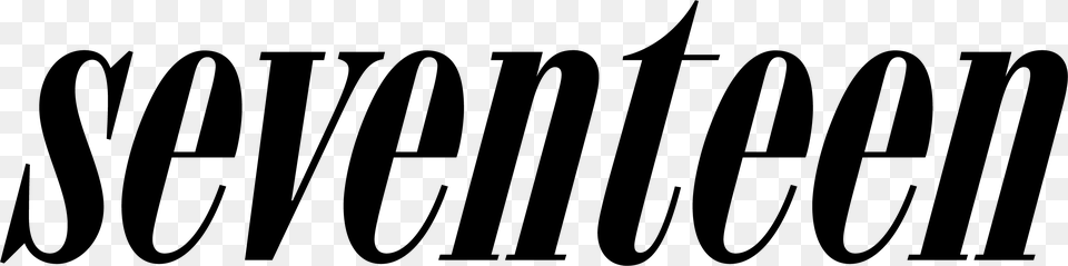 Seventeen Logo Magazine Seventeen Magazine Logo, Gray Png