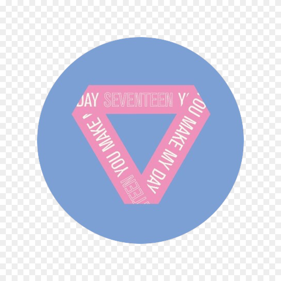 Seventeen You Make My Day Comeback Seventeen, Triangle, Logo, Astronomy, Moon Free Png