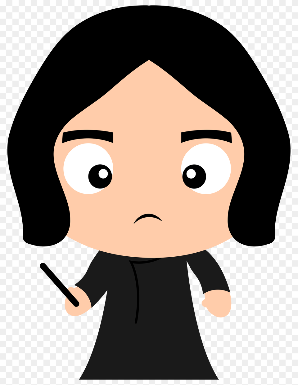 Severus Snape From Harry Potter Head Of Slytherin House, Face, Person, Photography, Portrait Png Image