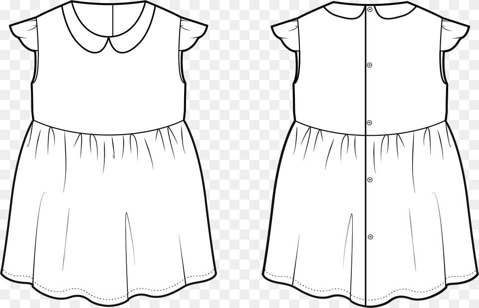 Sew Over It Poppy Jazz Pattern, Blouse, Clothing, Skirt, Person Free Png Download