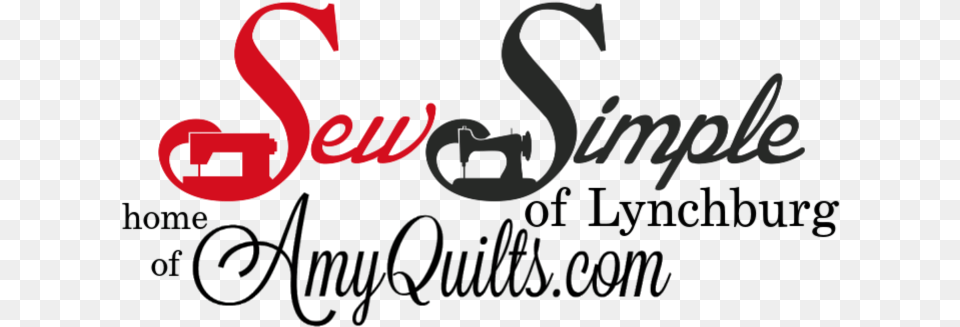 Sew Simple Of Lynchburg Calligraphy, Logo, Dynamite, Weapon, Text Png Image