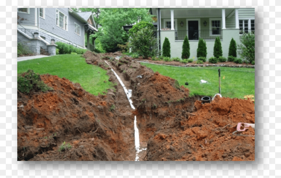 Sewer Line Repair Digging Up Sewer Mainline, Yard, Soil, Outdoors, Neighborhood Free Transparent Png