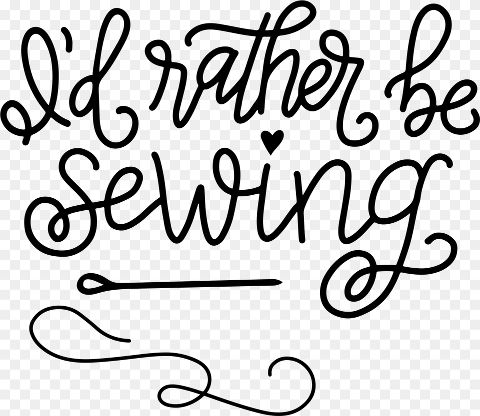 Sewing Drawing Hand Embroidery, Gray Png Image