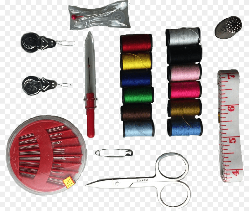 Sewing Kit And Their Uses, Scissors Free Png