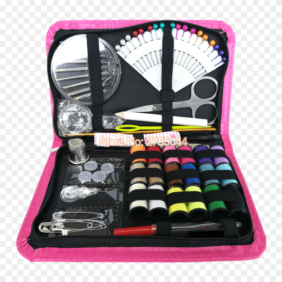 Sewing Kit In Pink Holder, Accessories, Bag, Handbag Free Png Download