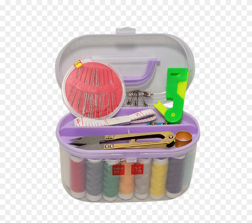 Sewing Kit In Plastic Holder, First Aid, Furniture Png