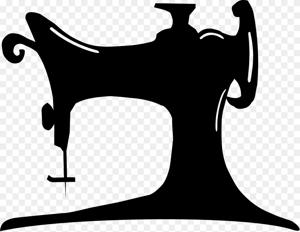 Sewing Machine, Gray Png