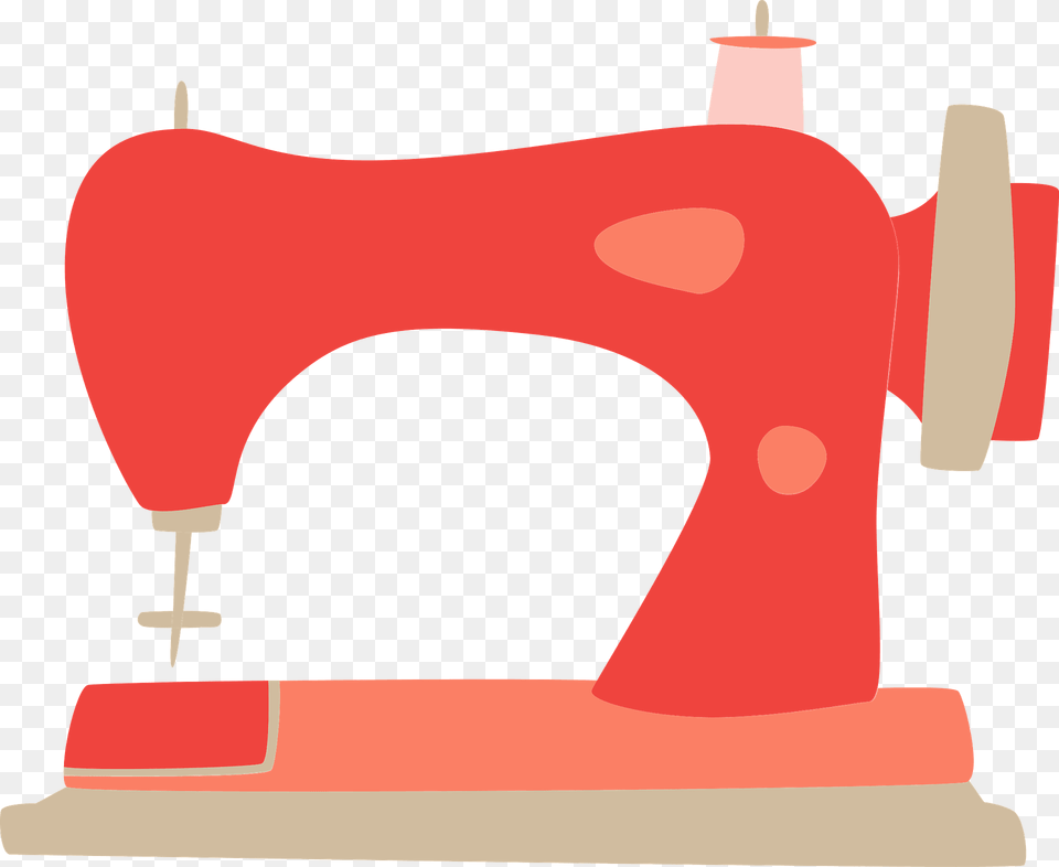 Sewing Machine Clipart, Appliance, Device, Electrical Device, Sewing Machine Png Image