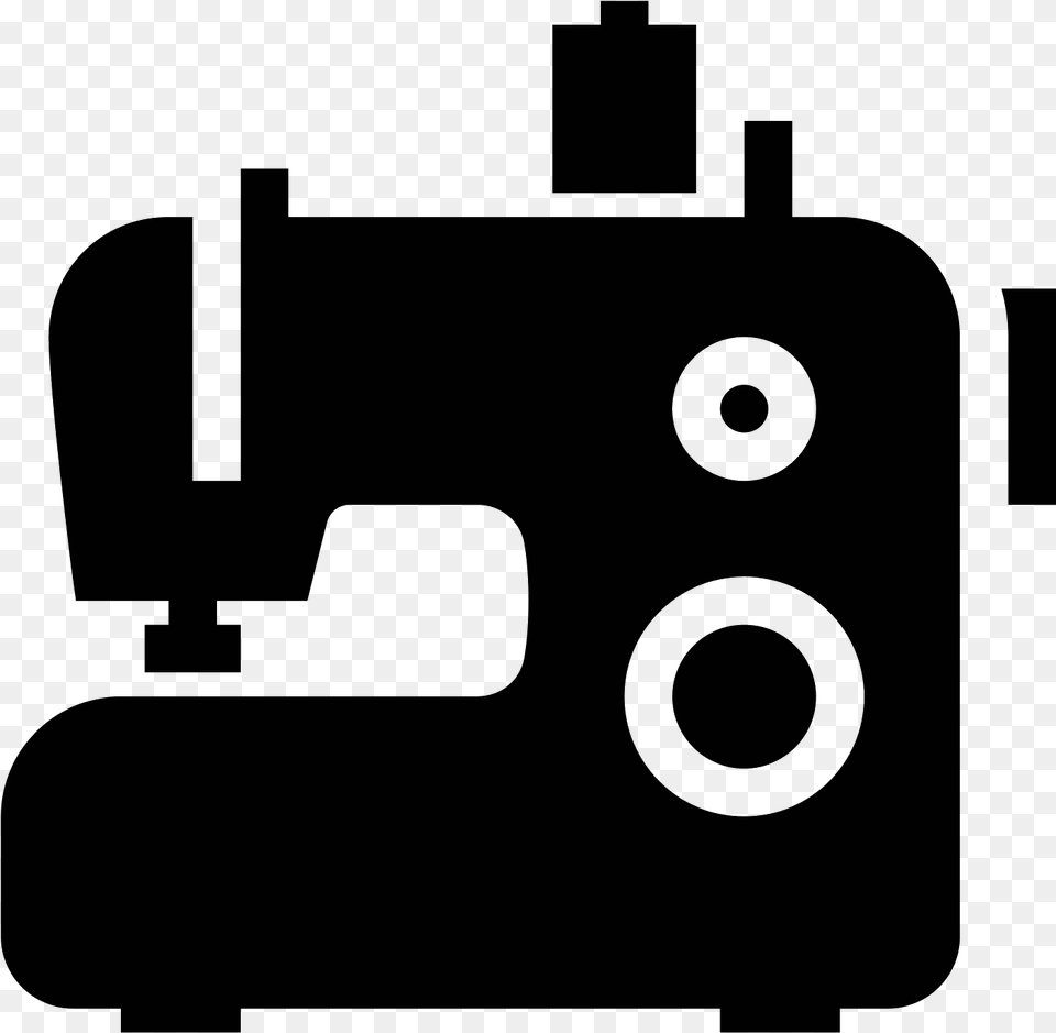 Sewing Machine Filled Icon Sewing Machine, Gray Free Png