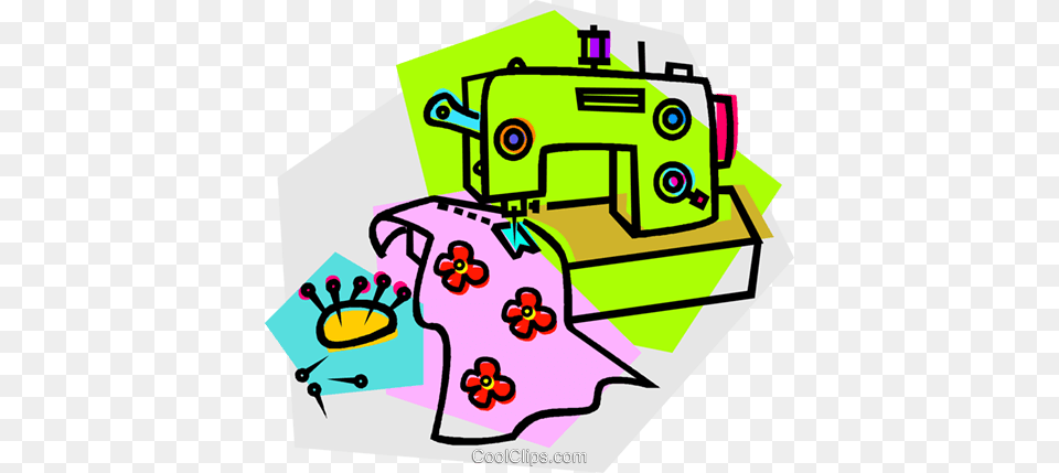 Sewing Machine Royalty Vector Clip Art Illustration, Dynamite, Weapon Free Transparent Png