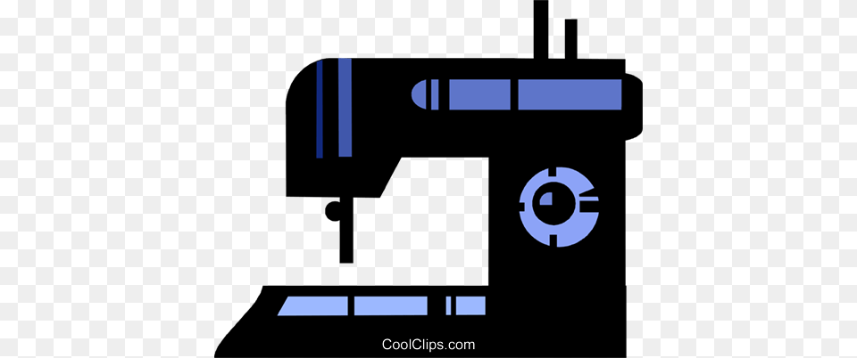 Sewing Machine Royalty Vector Clip Art Illustration, Appliance, Device, Electrical Device, Sewing Machine Free Transparent Png