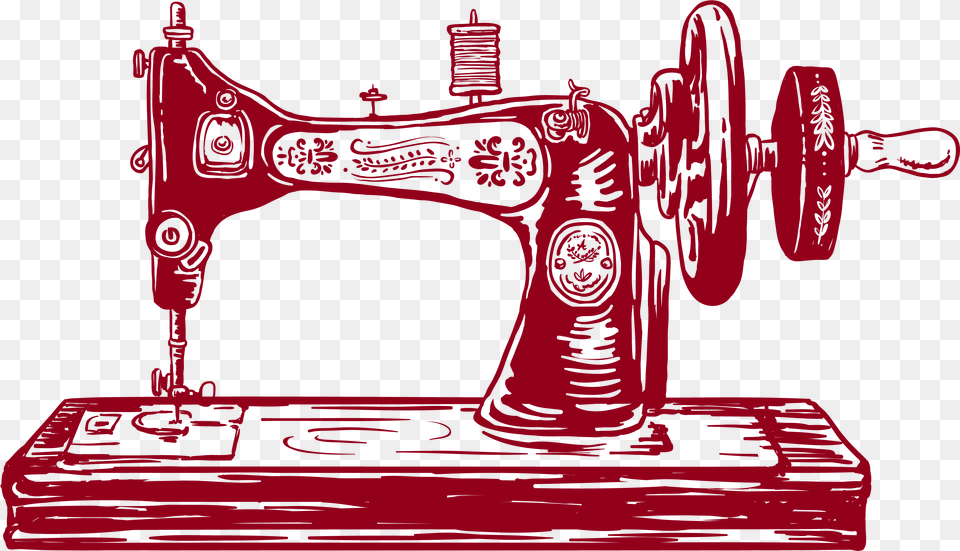 Sewing Machines Machine Embroidery Textile Sewing Machine Vintage, Appliance, Device, Electrical Device, Sewing Machine Free Transparent Png