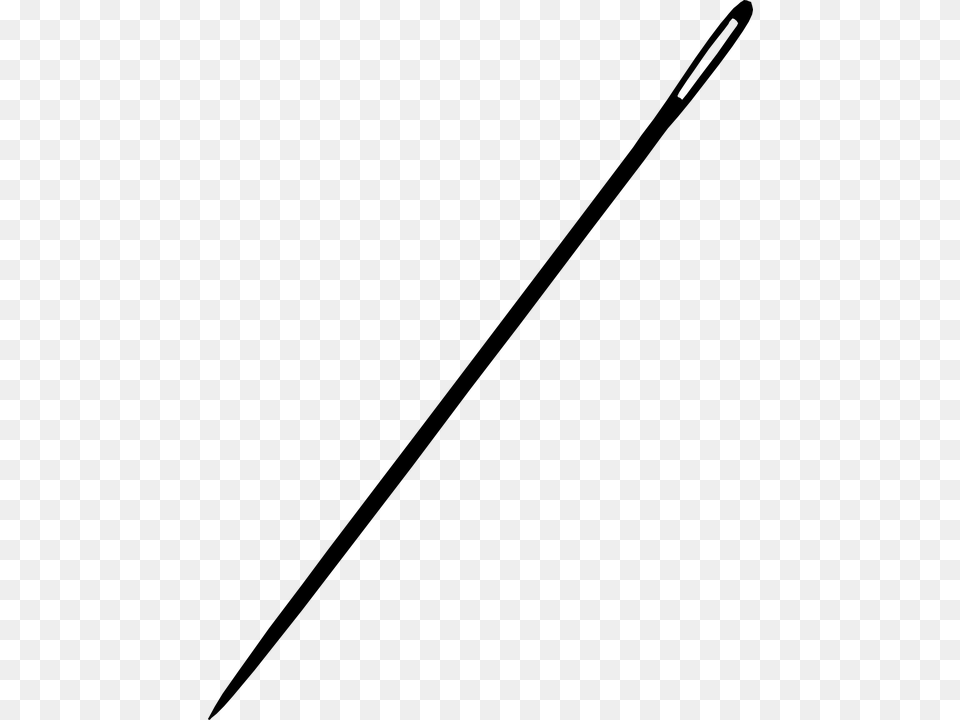 Sewing Needle, Gray Png Image