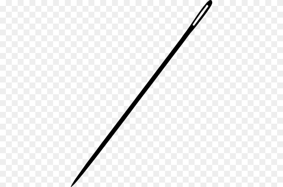 Sewing Needle, Gray Png