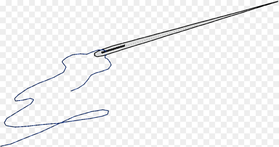 Sewing Needle Cast A Fishing Line Png