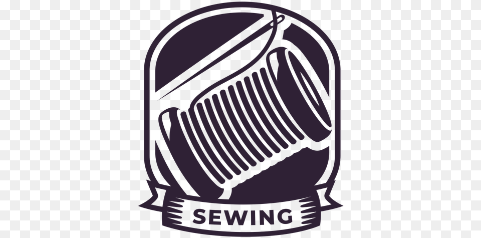Sewing Needle Thread Reel Badge Sticker Transparent Carretel De Linha Desenho Free Png Download