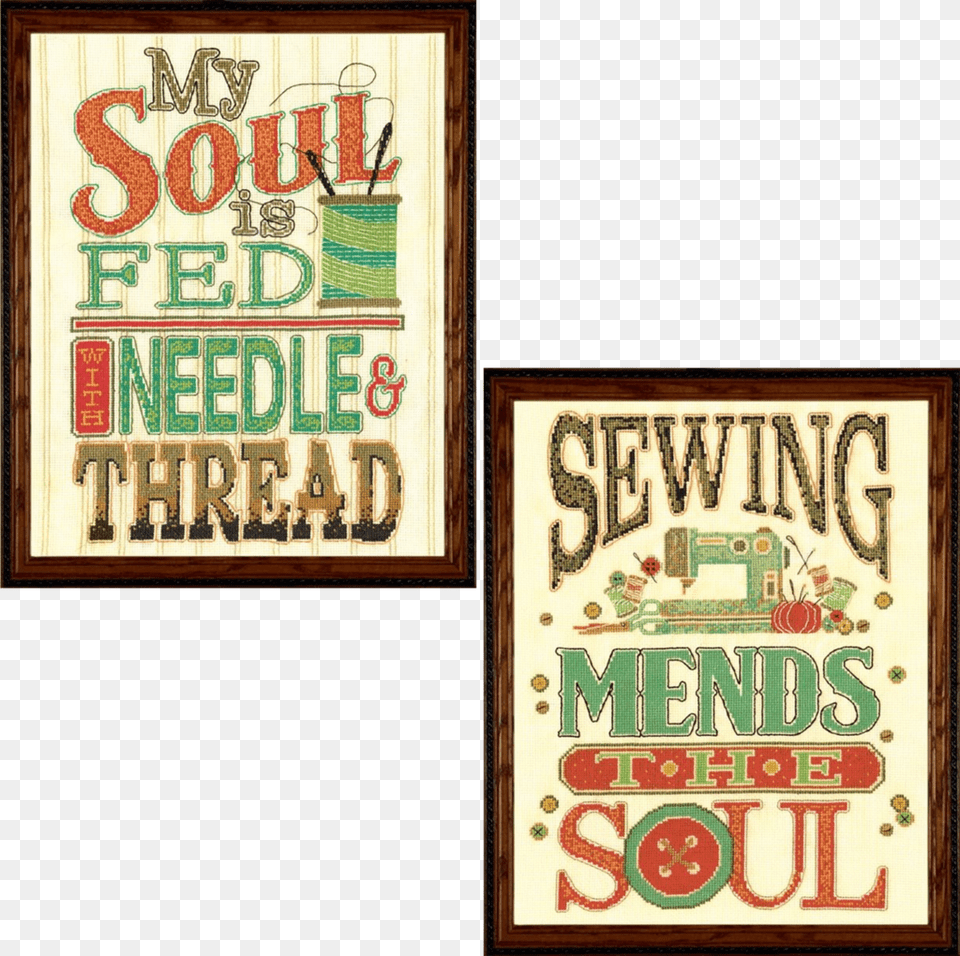Sewing Quotes Counted Cross Stitch Kits Design Works Crafts Needle And Thread Counted Cross, Advertisement, Poster Free Transparent Png
