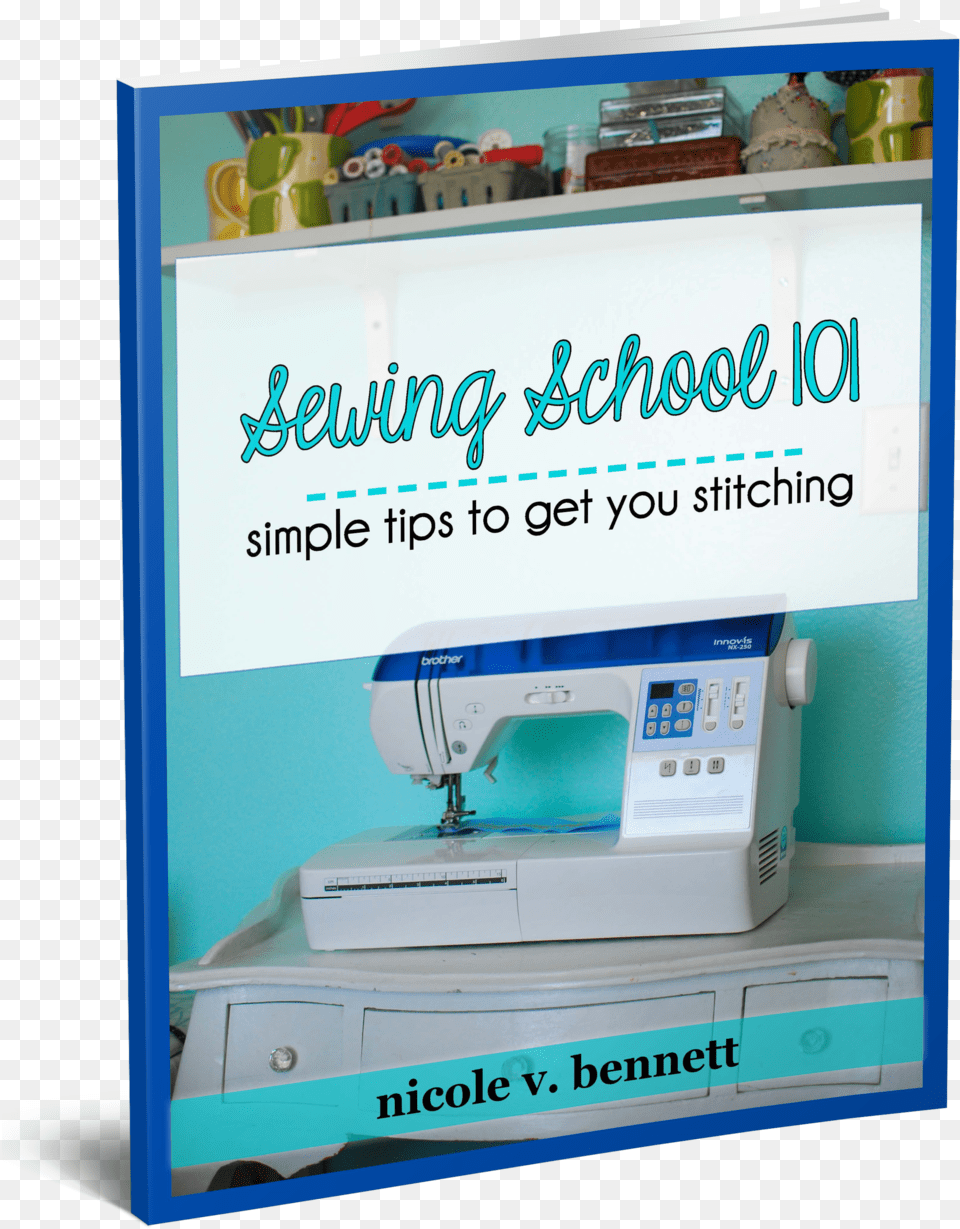 Sewing School 101 3d Cover Machine Tool, Device, Electrical Device, Appliance Png