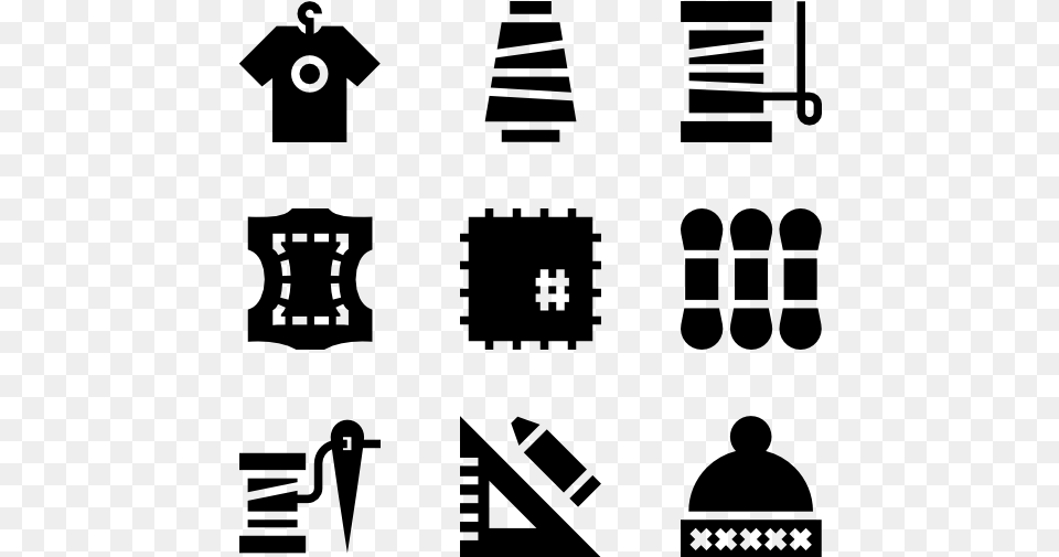 Sewing Travel Icon Transparent Background, Gray Free Png Download