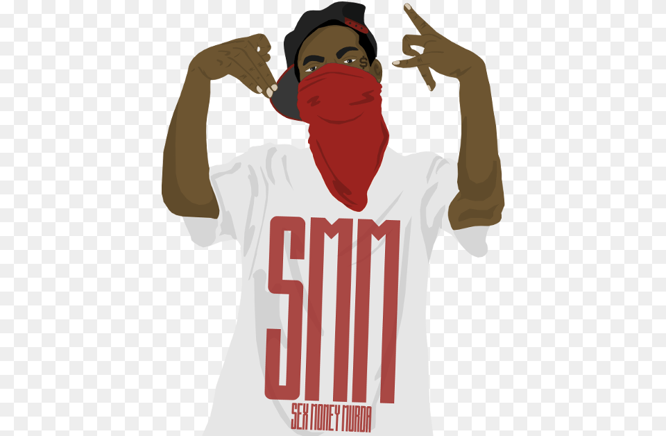 Sex Money Murda Gang Sign, T-shirt, Clothing, Person, Accessories Free Png