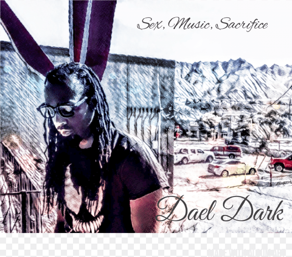 Sex Music Sacrifice Dael Dark Front Cover Djate Querer, Accessories, Sunglasses, Person, Woman Png