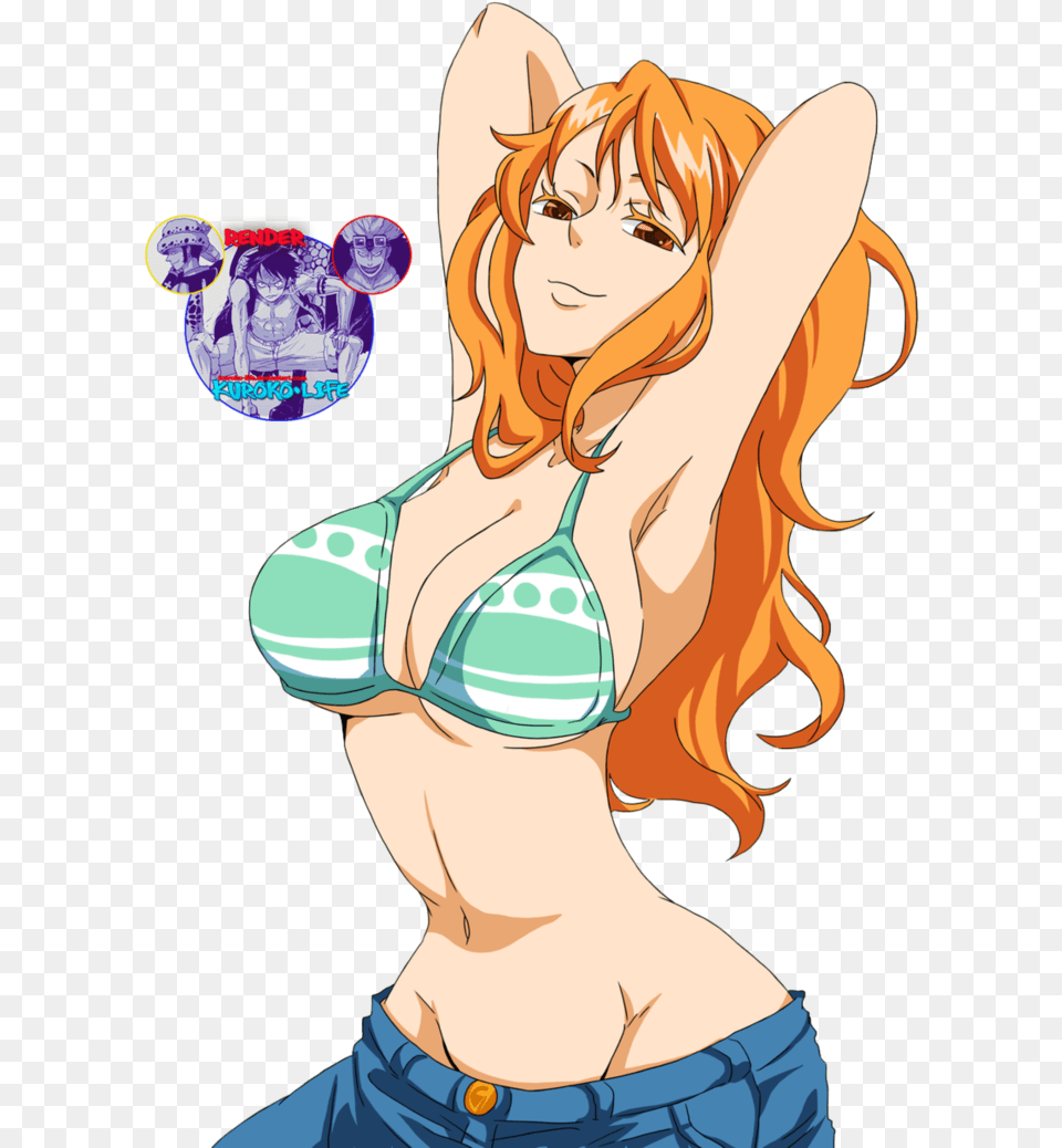Sexiest Females Of Japanese Anime Nami New World, Book, Publication, Comics, Adult Png Image