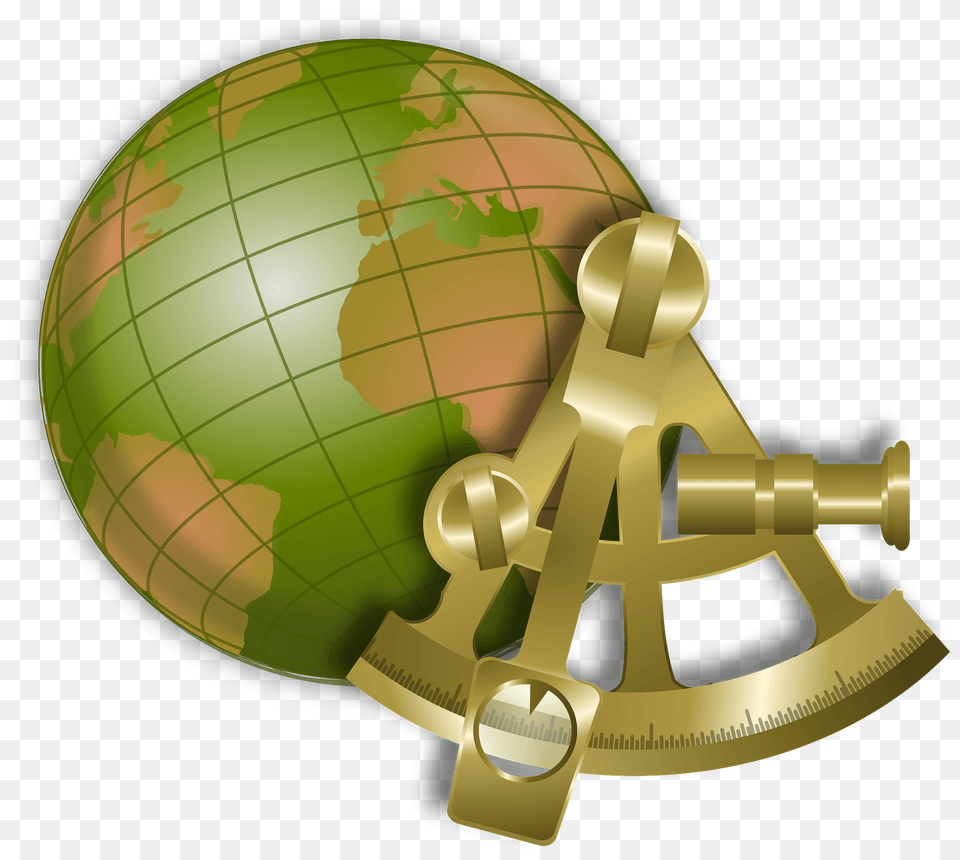 Sextant And Globe Clipart, Astronomy, Outer Space Free Transparent Png