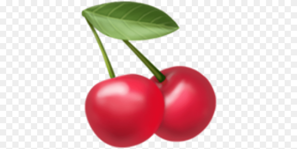 Sexting Emoji Iphone Cherry Emoji, Food, Fruit, Plant, Produce Free Transparent Png