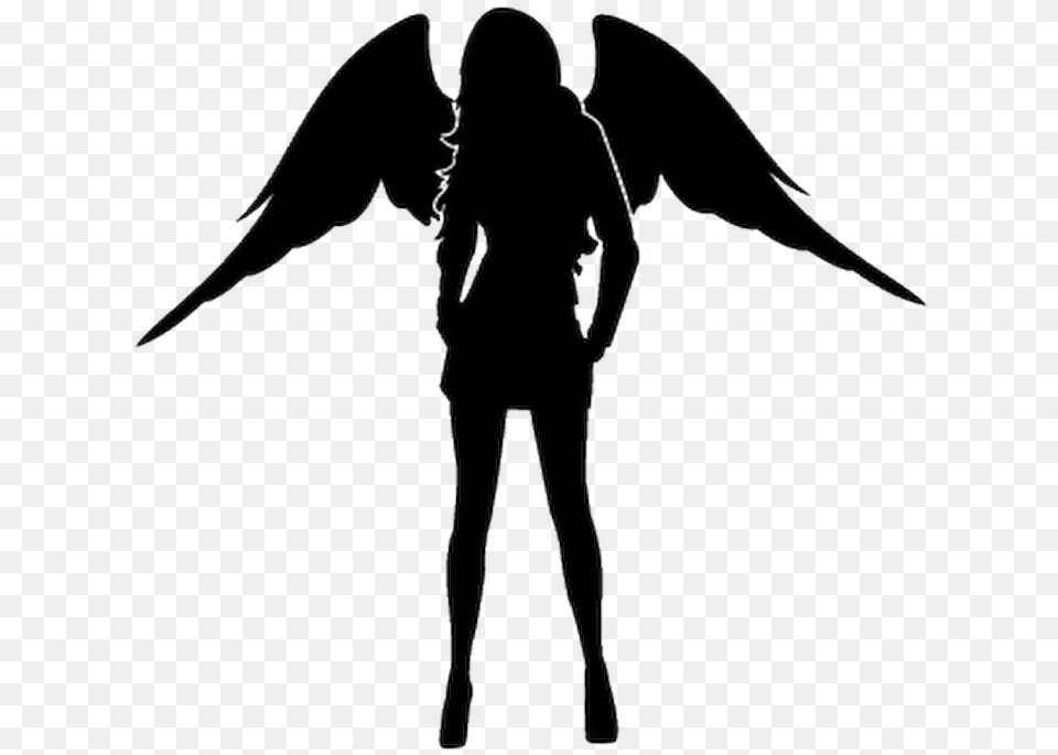 Sexy Angel Silhouette, Accessories, Jewelry, Necklace Png