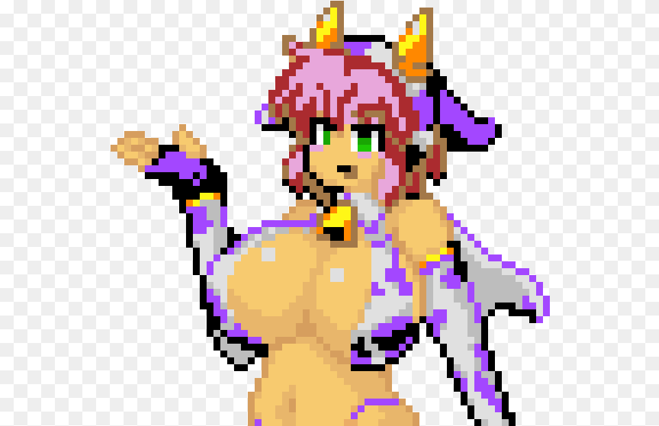 Sexy Anime Girl Pixel Art Maker Sexy Anime Pixel Art, Clothing, Costume, Person, Book Free Png