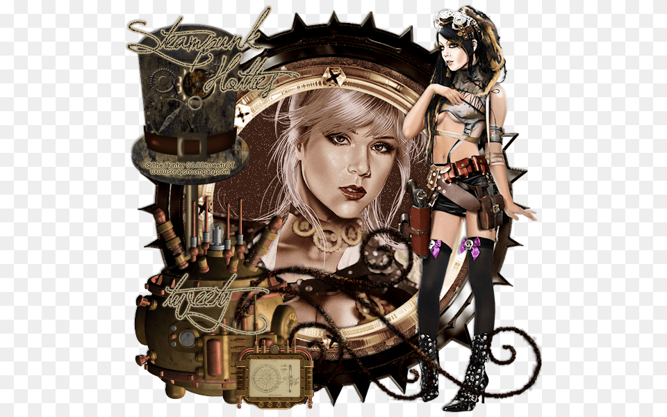 Sexy Anime Girl Steam Punk Girl, Female, Adult, Woman, Person Png Image