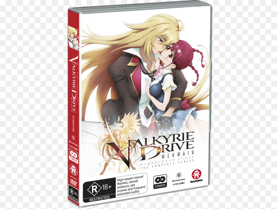 Sexy Anime Girl Valkyrie Drive Mermaid Complete Series, Book, Comics, Publication, Adult Free Transparent Png