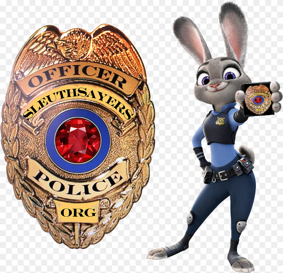 Sexy Bunny From Zootopia, Logo, Toy, Badge, Symbol Free Transparent Png