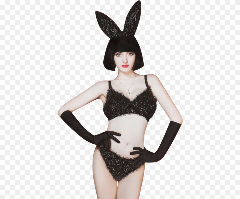 Sexy Bunny Girl, Underwear, Bra, Clothing, Lingerie Png Image